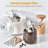 U-Taste 18/8 Stainless Steel Nesting Heavy Duty Metal Measuring Cups And Spoons Set Of 15: 7 Cups And 7 Spoons With 2 D-Rings And 1 Professional Magnetic Measurement Conversion Chart