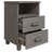 Hamar Nightstand Storage Bedside Cabinet Nightstand with 2 Drawers Pine Wood-394241575-337029931