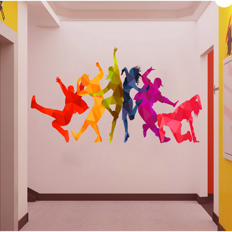 Sports Wall Decal, 46" H x 78" W