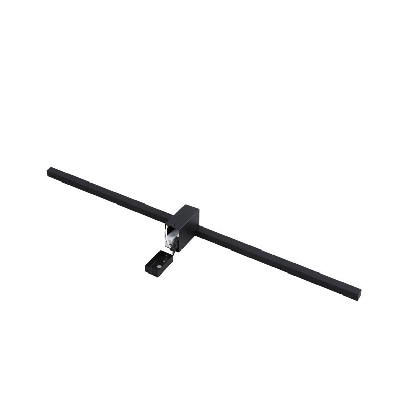 Amiayah LED Spotlight, 11 H x 90 W x 7 D cm, Black