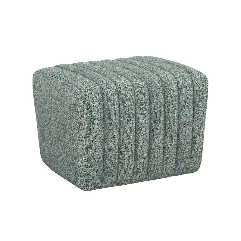 Channel Pouf, Pool Rayon/Viscose
