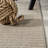 Wanneroo High-Low Minimalist Scandi Striped Beige/Cream Indoor/Outdoor Rug-1033487985