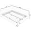 Structure de lit tapissier grand format, structure de canapé-lit-351833350