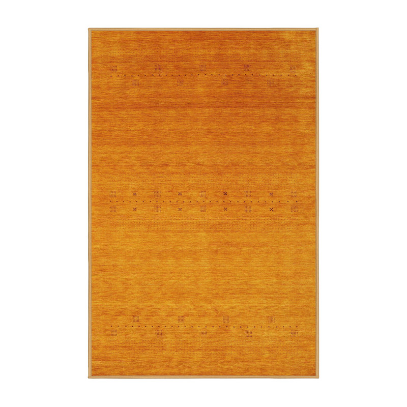 Tapis contemporain orange, Rectangle 8 pi x 10 pi