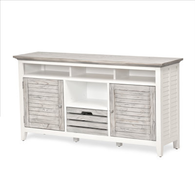 Ahrian Whtie Grey Solid Wood Living Room Collection