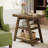 3-Tier Farmhouse End Table Narrow Sofa Side Table