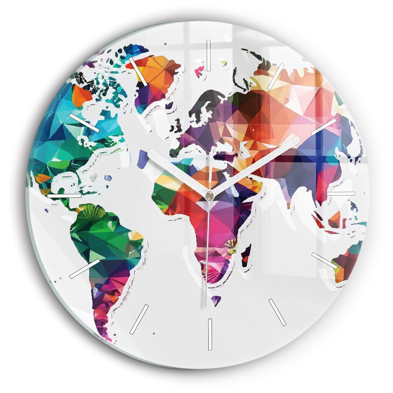 Glass Wall Clock