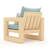 Sehrish Patio Chair With Sunbrella Cushion Covers-832294076