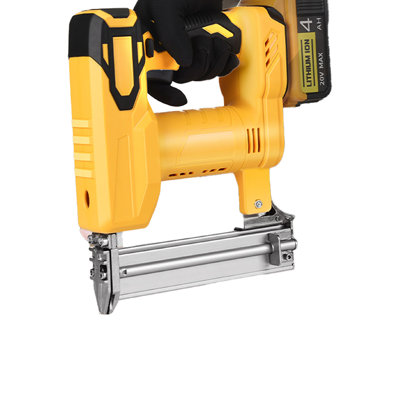 Cloueuse à pointes de calibre 18 compatible avec batterie Dewalt 20 V (sans batterie ni réglage de profondeur), cloueuse sans fil 2 en 1 avec 1000 clous et agrafes