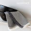 ensemble de 4 serviettes en chambray effilochées-101293277
