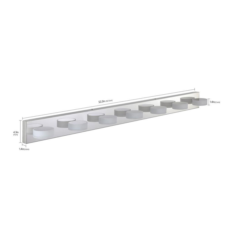 Modern 7-Light LED Vanity Light Fixture