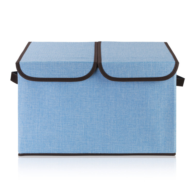 Rebrilliant Fabric Decorative Bin, Blue