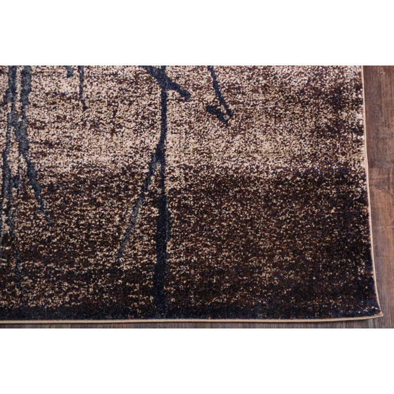 Tapis oriental beige / brun Juelz, Rectangle 10 pi x 13 pi