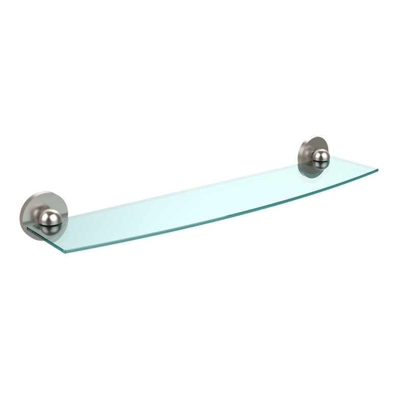 Étagère murale support Goble, 24 po, Nickel satiné