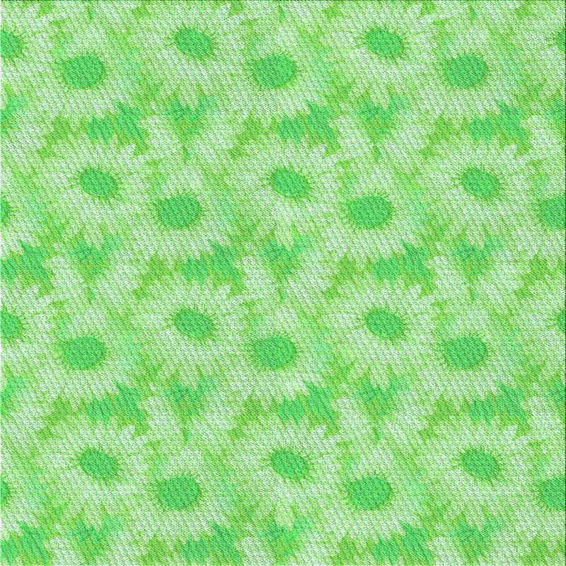 Tapis vert en laine Zimmer, Carré 8 pi