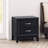 Gatton Black Nightstand-456699246