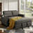 Vadims Upholstered 48.5'' Reclining Sleeper Sofa-1011679897