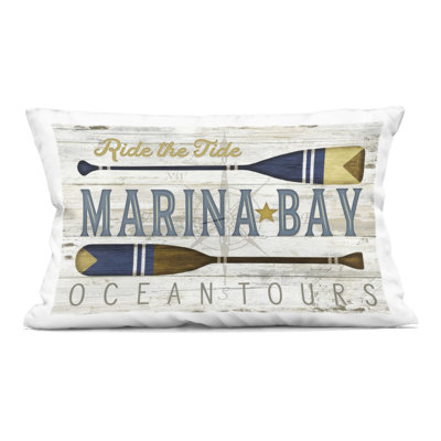 Coussin décoratif Marina Bay Paddles