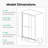 Semi-Frameless Double Sliding Shower Door with Tempered Glass-117410094