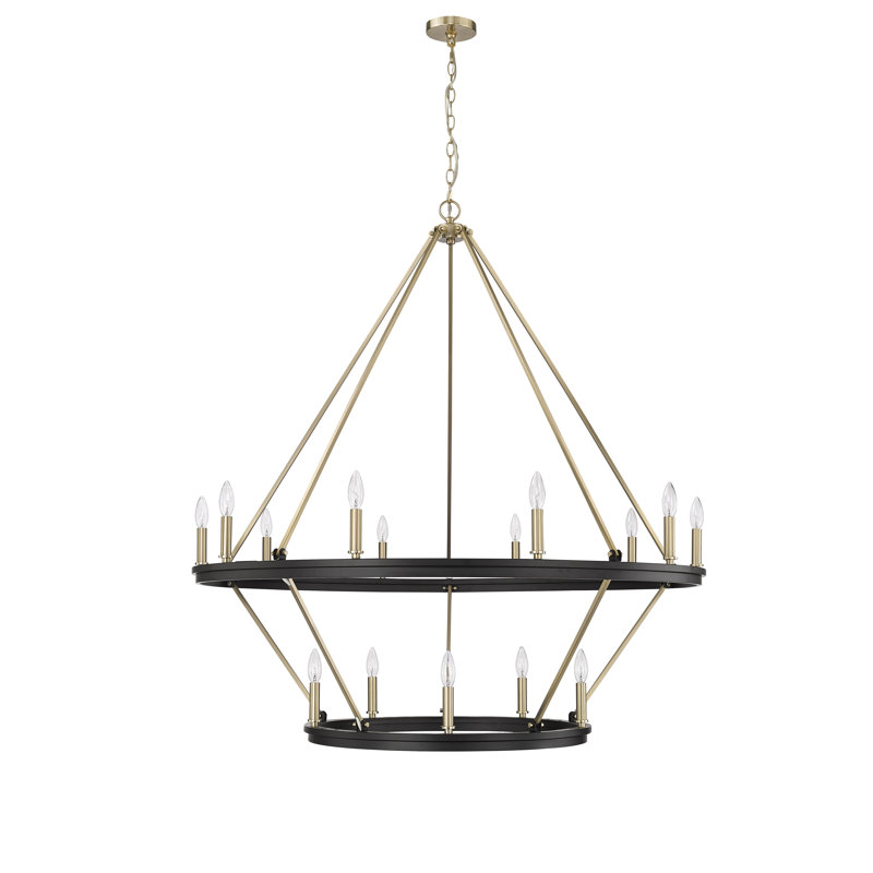 Nouvelle 15 - Light 45" Wide Candle Style Chandelier