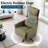 Dual Motor Power Swivel Recliner Chair with Airbag Massage, USB & Type-C Modern Accent Chair-953370398