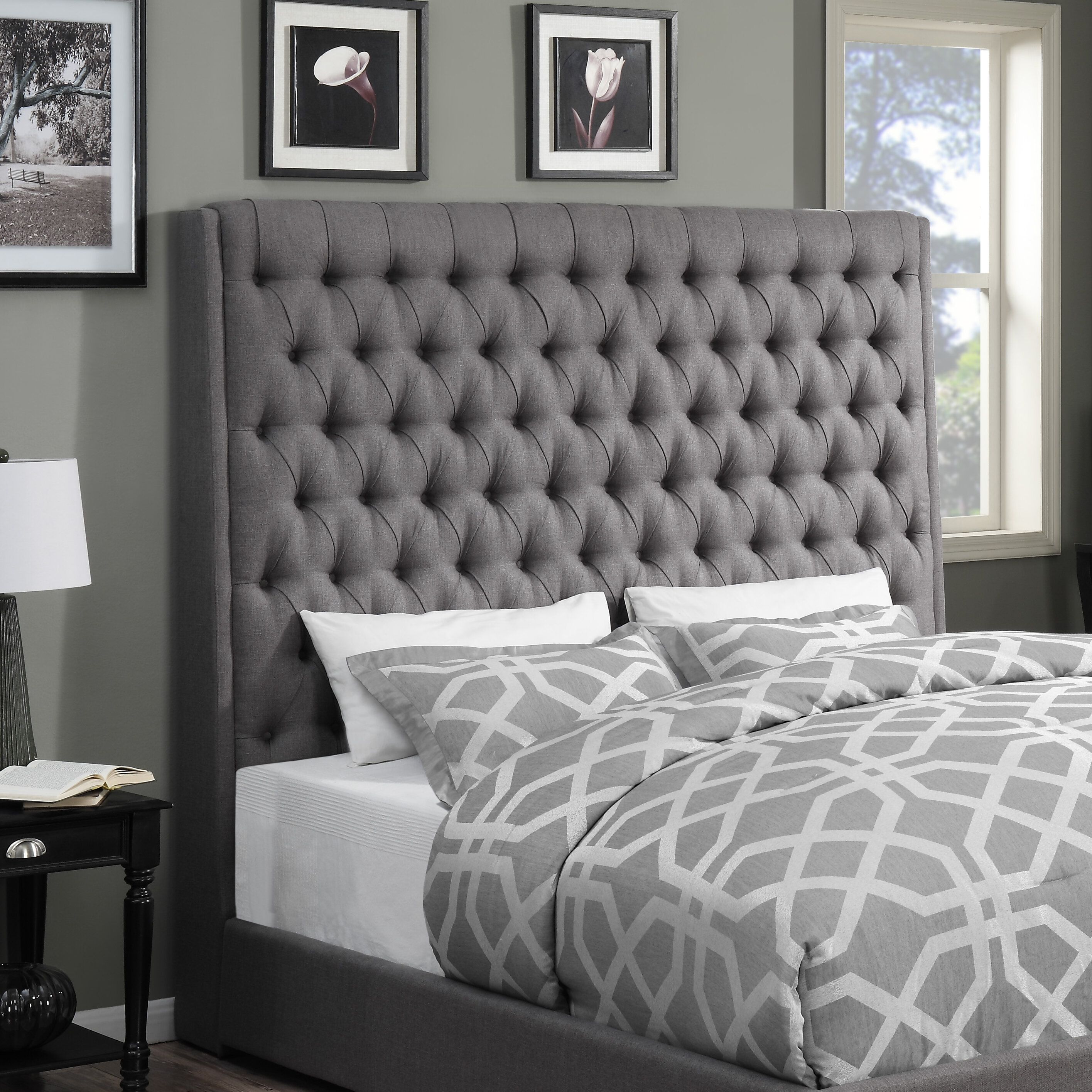 Red Barrel Studio® Houstyn Upholstered Headboard & Reviews | Wayfair