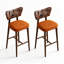 Chaise d'appoint en noyer massif (ensemble de 2)-133330480-133330481