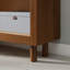 Petite bibliothèque arquée, armoire de rangement arquée, bibliothèque moderne arquée en bois de noyer avec 3 tablettes, étagère de rangement à 3 niveaux avec finition vernie pour le salon, la chambre à coucher, le vestibule