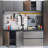 Series Metallic Grey Cabinet - 64 In. W X 72 H 20 D, Wall Mounted, Extra Deep Storage, Long-Lasting Garage Storage Construction