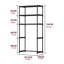 50.29cm W Steel Wall Mounted Shelving Unit