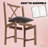 Farmhouse Dining Chairs Set of 4 with X-Back Comfort-195468909