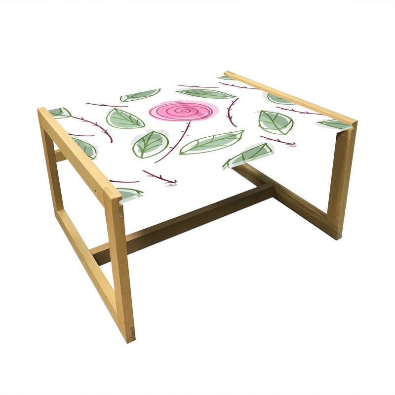 Jabraylin Trestle Coffee Table, 40cm H x 74cm W x 62cm D