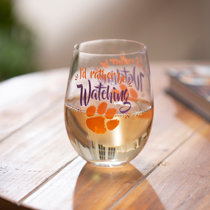 Stemless Wine Glass, Boho Rainbow Stemless Wine Glasses, Housewarming Gift,  Summer Spring Wine Glasses, Hand Painted Glasses