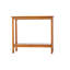 Table pliante carrée d'extérieur en bois massif pour terrasse, balcon, conception portable peu encombrante-193366441