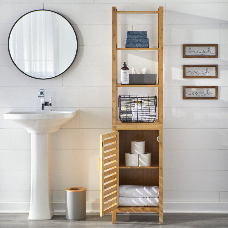 Bamboo Linen Cabinet