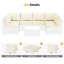Ensemble de coussins de siège et de dossier remplaçables 3,5 po Abbel (ensemble de 6 coussins, 6 dossiers, 2 coussins d'angle)-1576894024