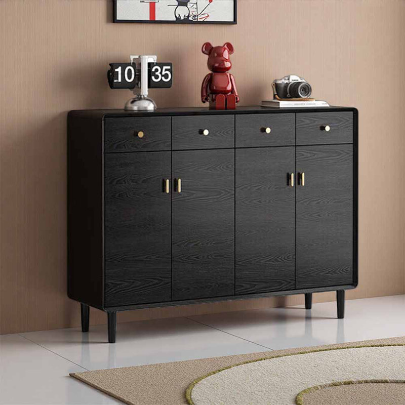 Rangement à chaussures rétro style français, 41.34" H x 55.12" W x 14.17" D