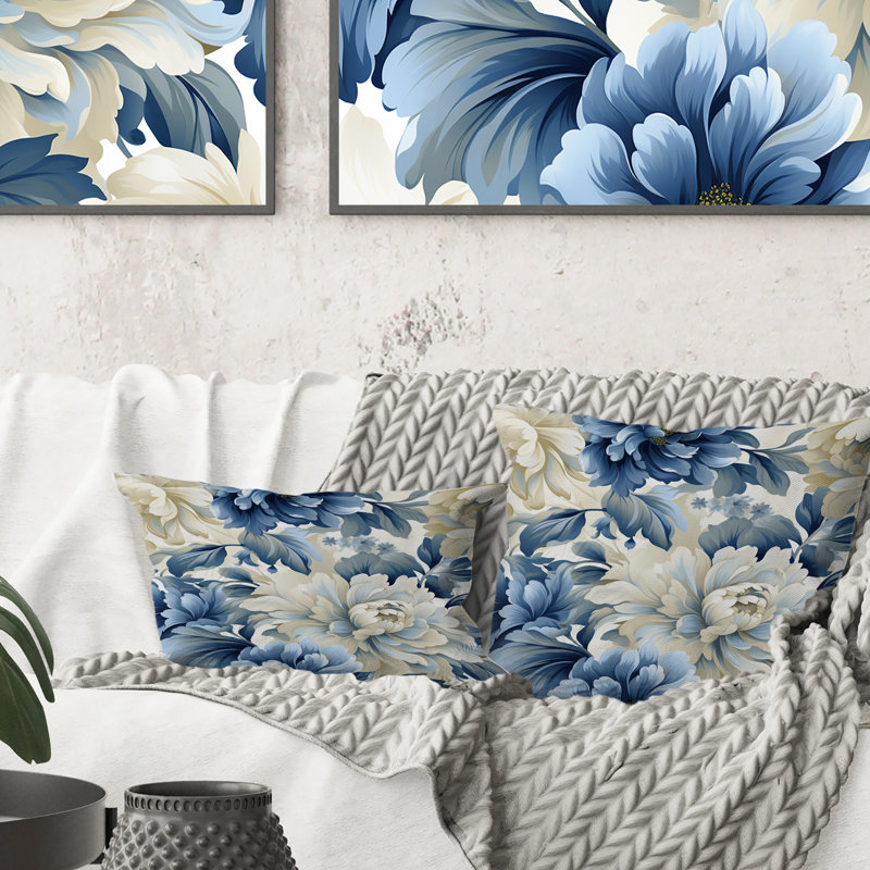 Coussin Coastal Tranquility Victorian, H 16 po x l 16 po