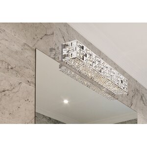 Brunon 6-Light Dimmable Chrome Bath Bar