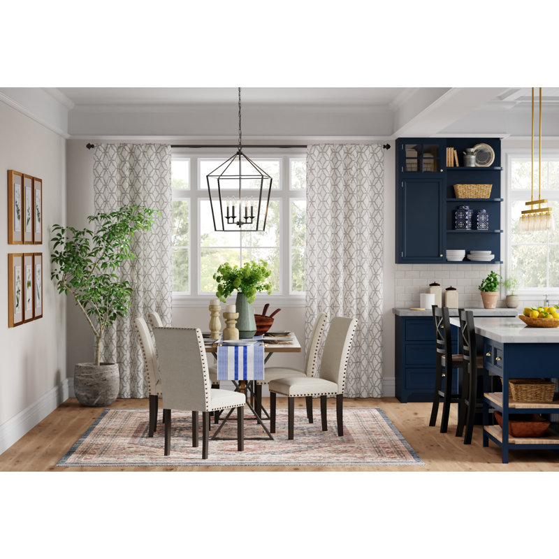 "Green Floral Botanical Study" - 6 Piece Art Set