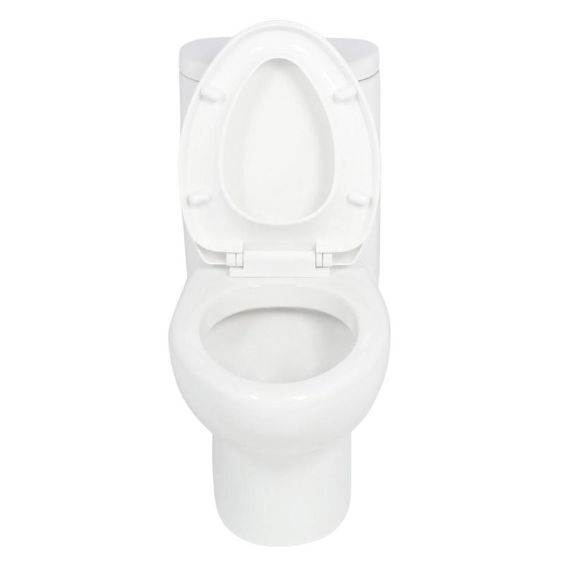 Toilette allongée une pièce à double chasse Magic (siège inclus)