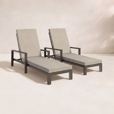 Hoyt 35" Patio Chaise Lounge