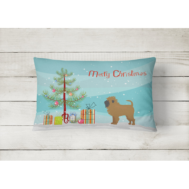  Coussin intérieur / extérieur, Affenpinscher brun clair