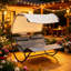 Chaise berçante, chaise longue de jardin, chaise berçante d'extérieur