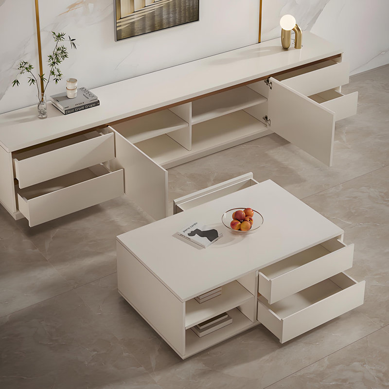 Ensemble de table basse et meuble télé Modern Minimalist