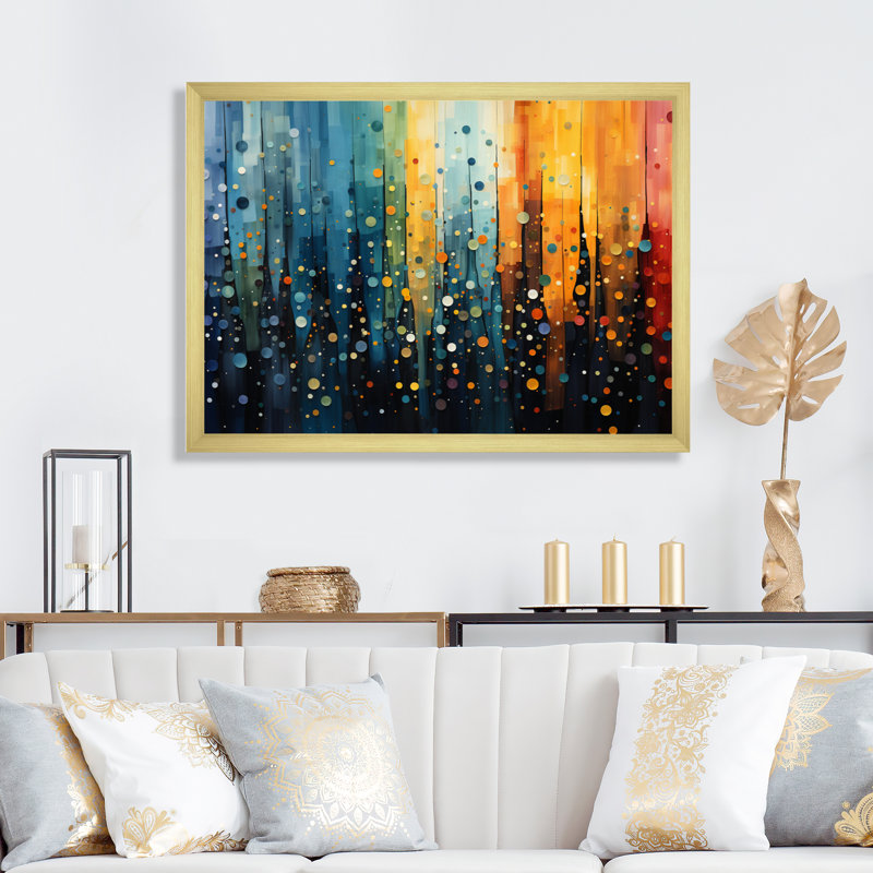 «Mid-Century Colorful Bold Breeziness I», reproduction d'art sur toile, H 12 po x l 20 po x P 1 po