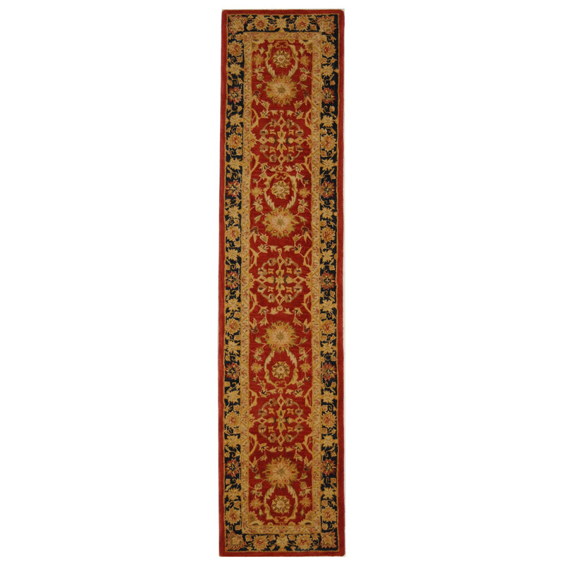 Tingley Hand Tufted Wool Pile Oriental Rug, Runner 2'3" x 12'