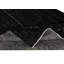 Tapis turc contemporain en laine fait à la main 5 x 8 pi. Tapis rétro noir rétro pour le salon