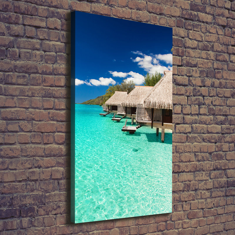 Tropical Island - Wrapped Canvas Print