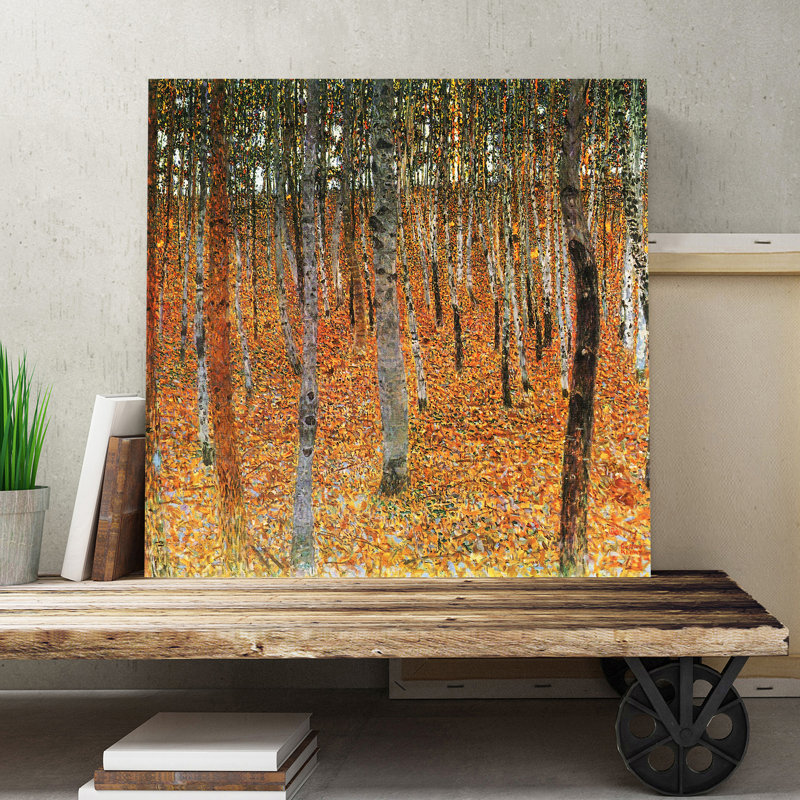 Gustav Klimt - Wrapped Canvas Painting, 35cm H x 35cm W